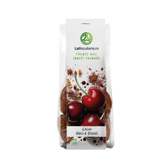 Biscuiţi cu cacao, nuci şi vişine
