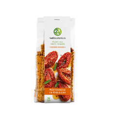 Crackers mediteraneeni vegani cu roşii şi chia 100g