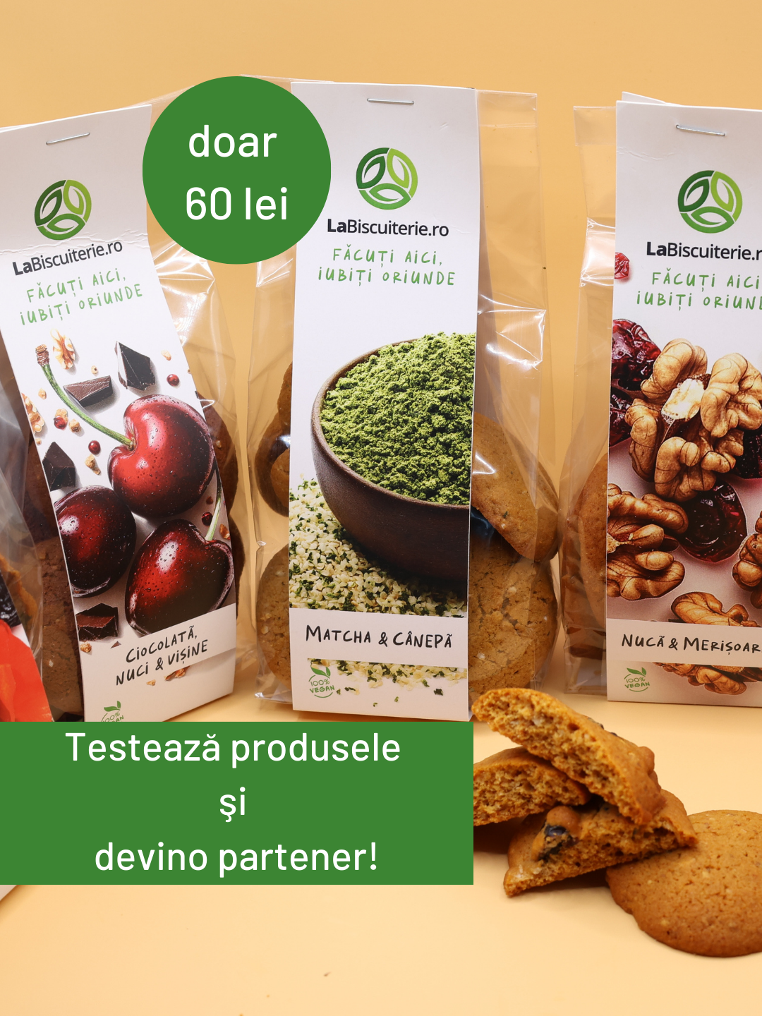 Pachet de degustare B2B - top 6 sortimente de biscuiţi