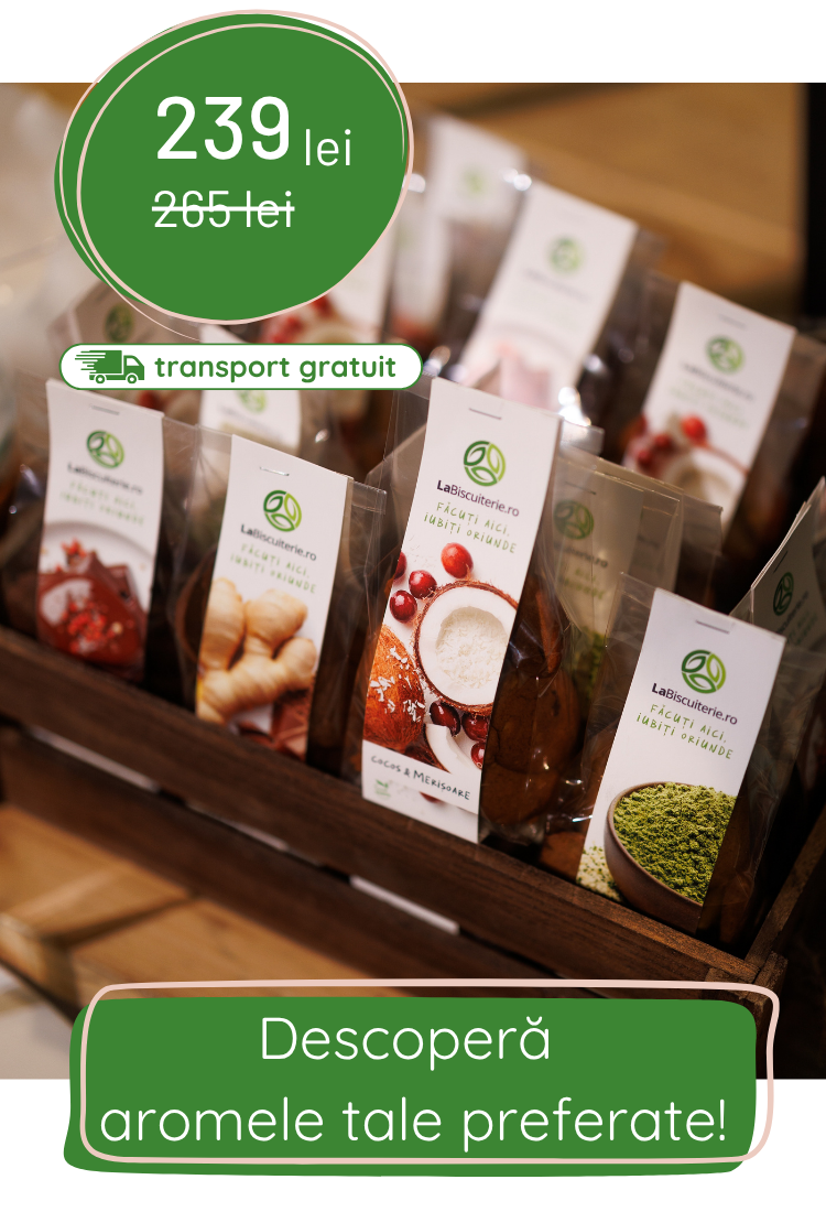 Turul aromelor: mix de 15 sortimente de biscuiţi