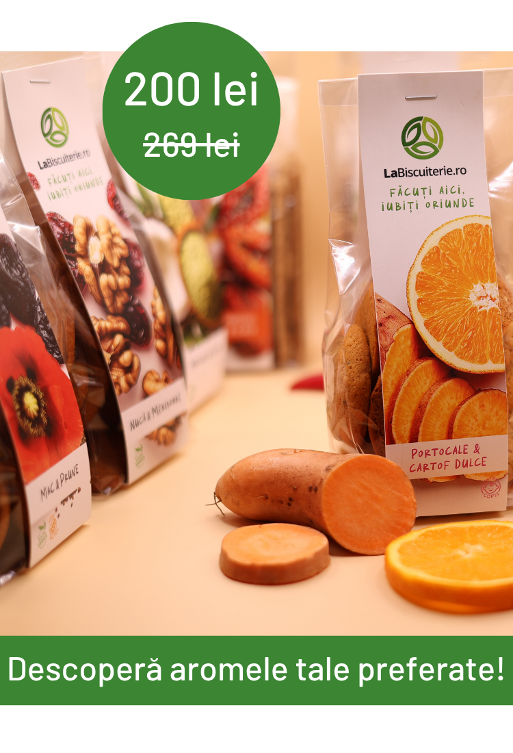 Turul aromelor: mix de 15 sortimente de biscuiţi