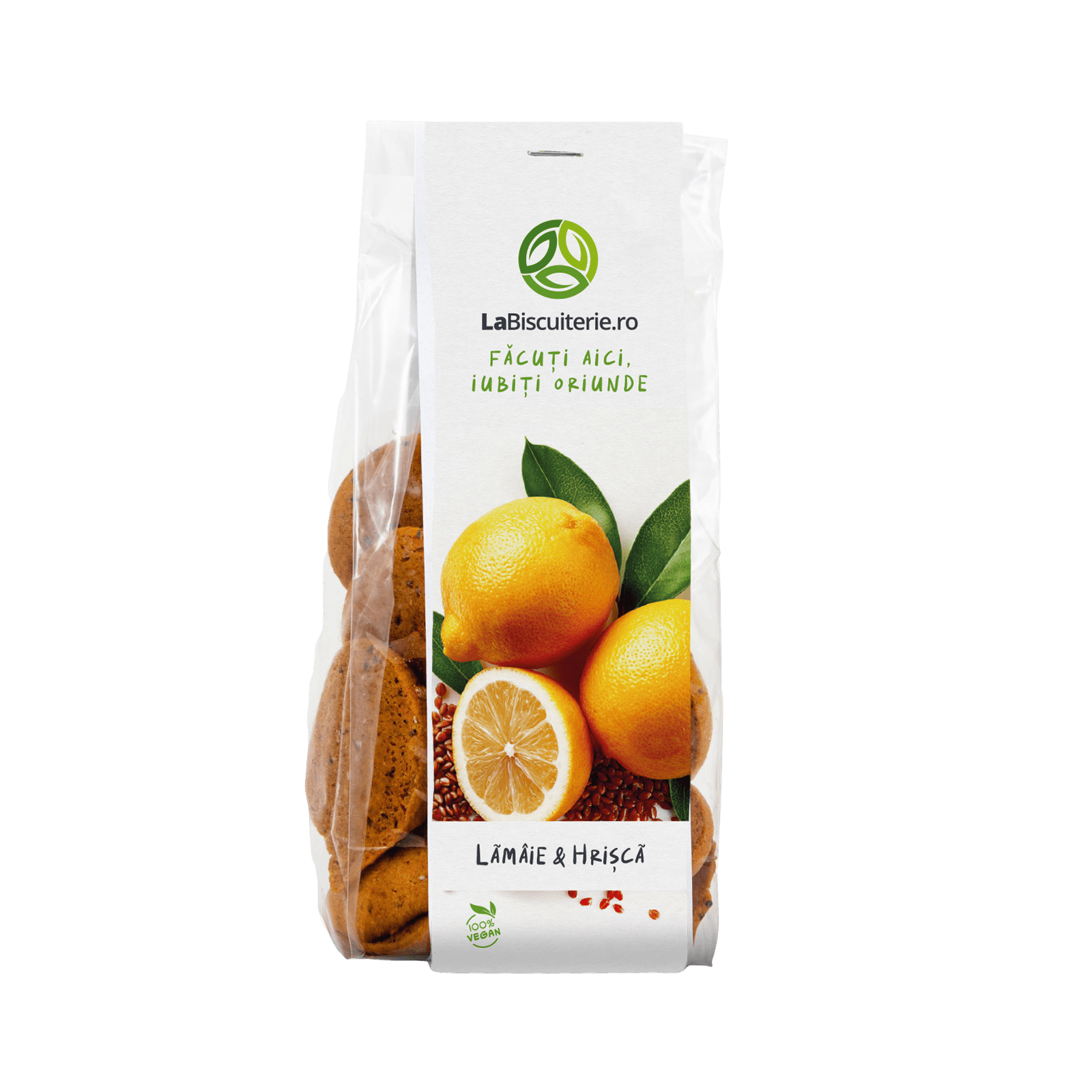 Biscuiţi cu lămâie şi hrişcă