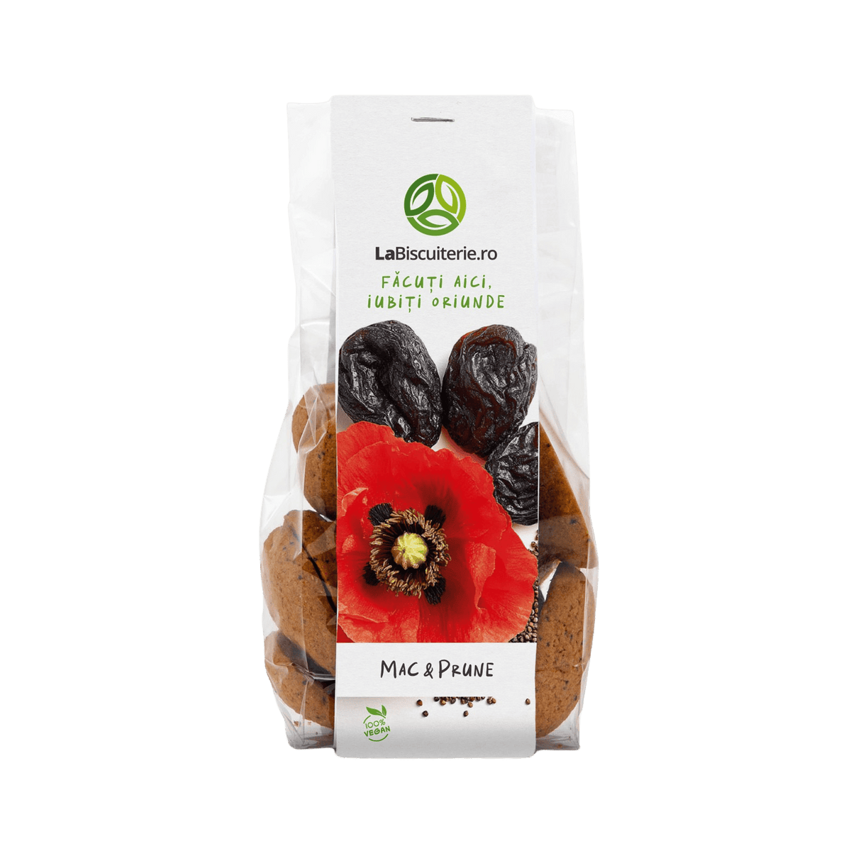 Biscuiţi cu mac şi prune