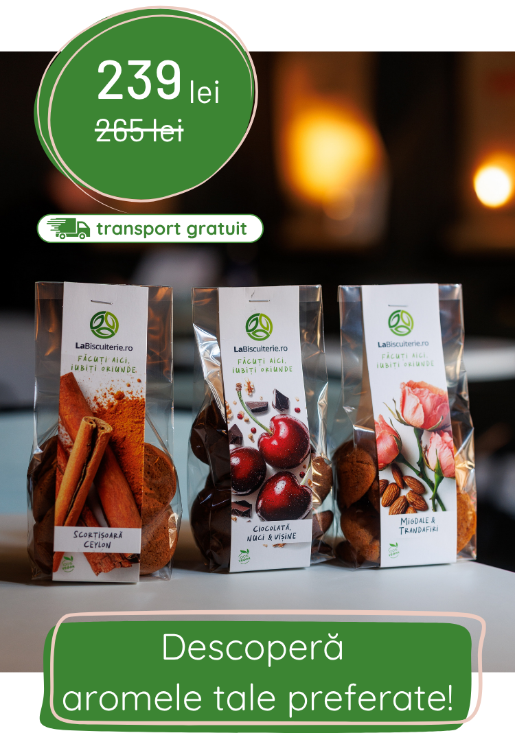 Turul aromelor: mix de 15 sortimente de biscuiţi