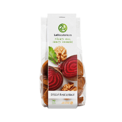 Biscuiţi fără gluten cu sfeclă roşie şi nucă 120g