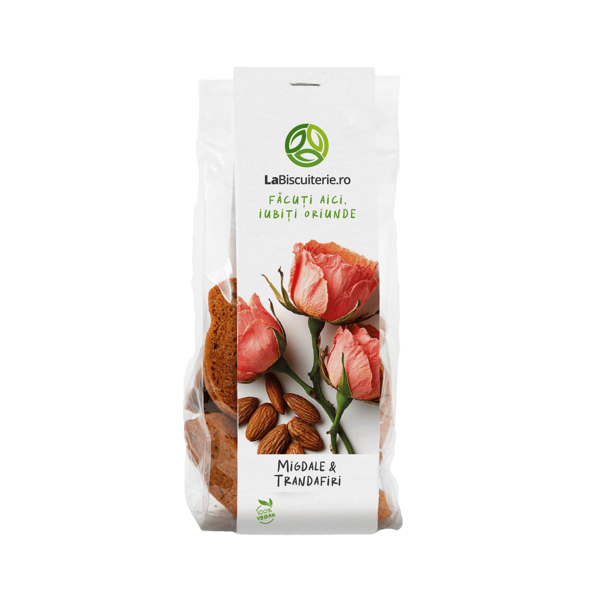 Biscuiţi cu migdale şi trandafiri