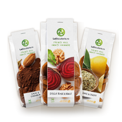 Rezerva din făinuri fără gluten — pungi de biscuiți vegani LaBiscuiterie