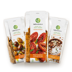 Sărat, bun, natural — pungi de sărățele și crackers vegani LaBiscuiterie